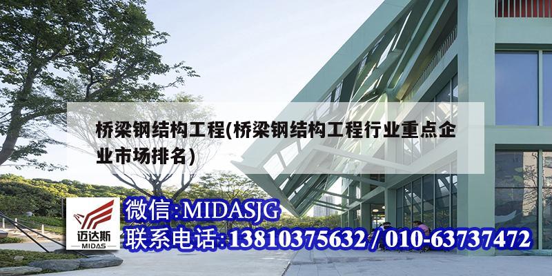 橋梁鋼結(jié)構(gòu)工程(橋梁鋼結(jié)構(gòu)工程行業(yè)重點企業(yè)市場排名)